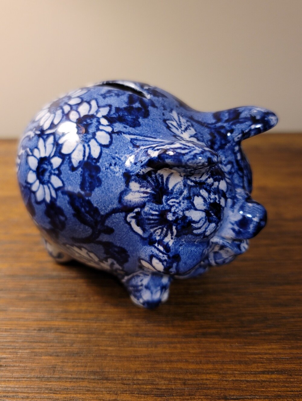 Vintage porcelain piggy bank made by James Kent (Old Foley) in Staffordshire